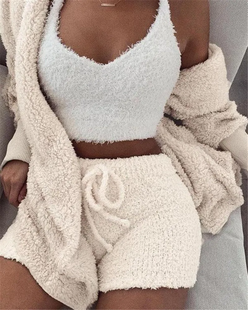 3pc Womens Soft Pajama Set