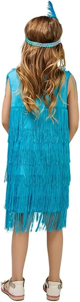 ABAFIP Girls 1920s Flapper Dress Fringe Tassel 20s Party Halloween Concert Festival Outfits