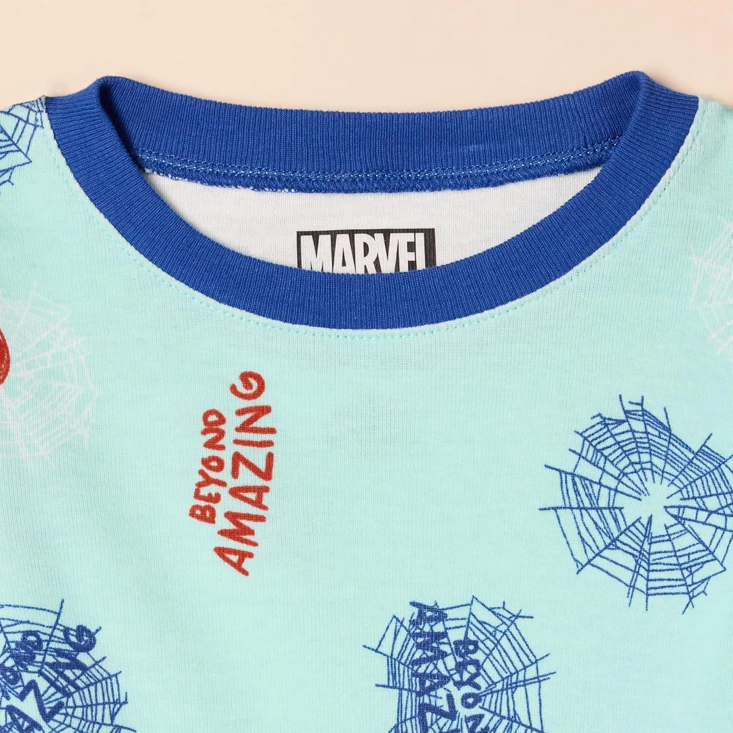 Amazon Essentials Marvel Boys and Toddlers' Snug-Fit Pajama Sleep Sets, 3-Piece