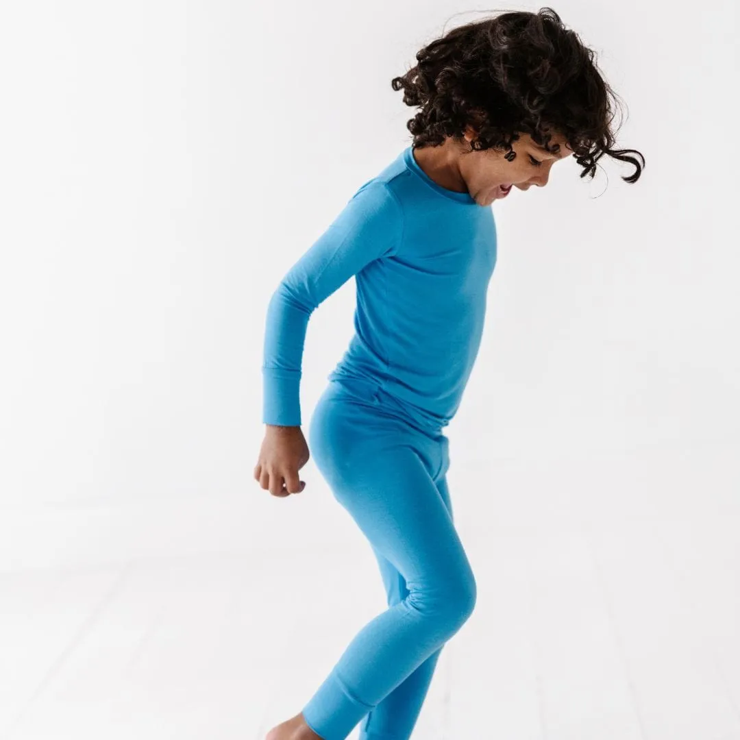 Azure Two-Piece Pajama Set