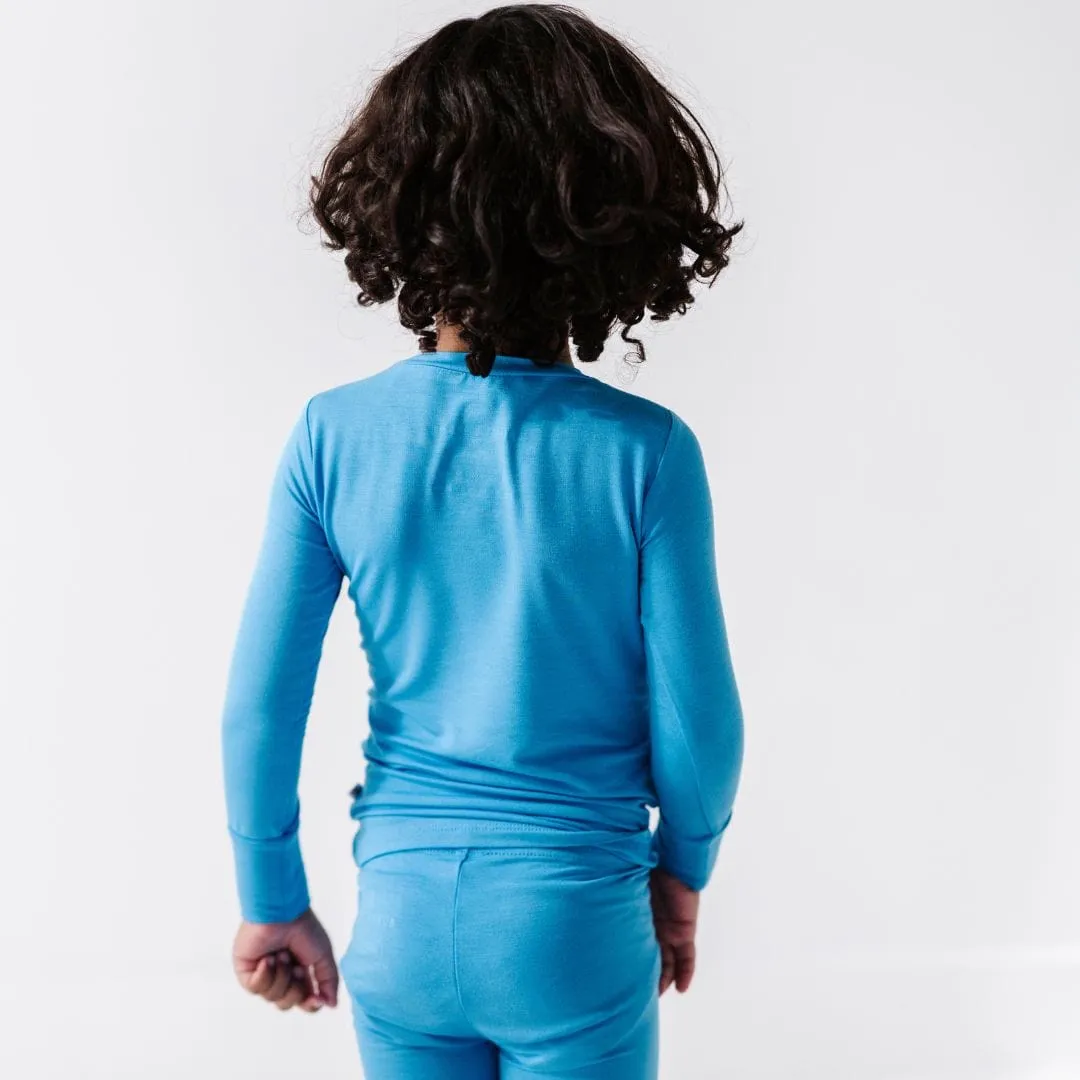 Azure Two-Piece Pajama Set