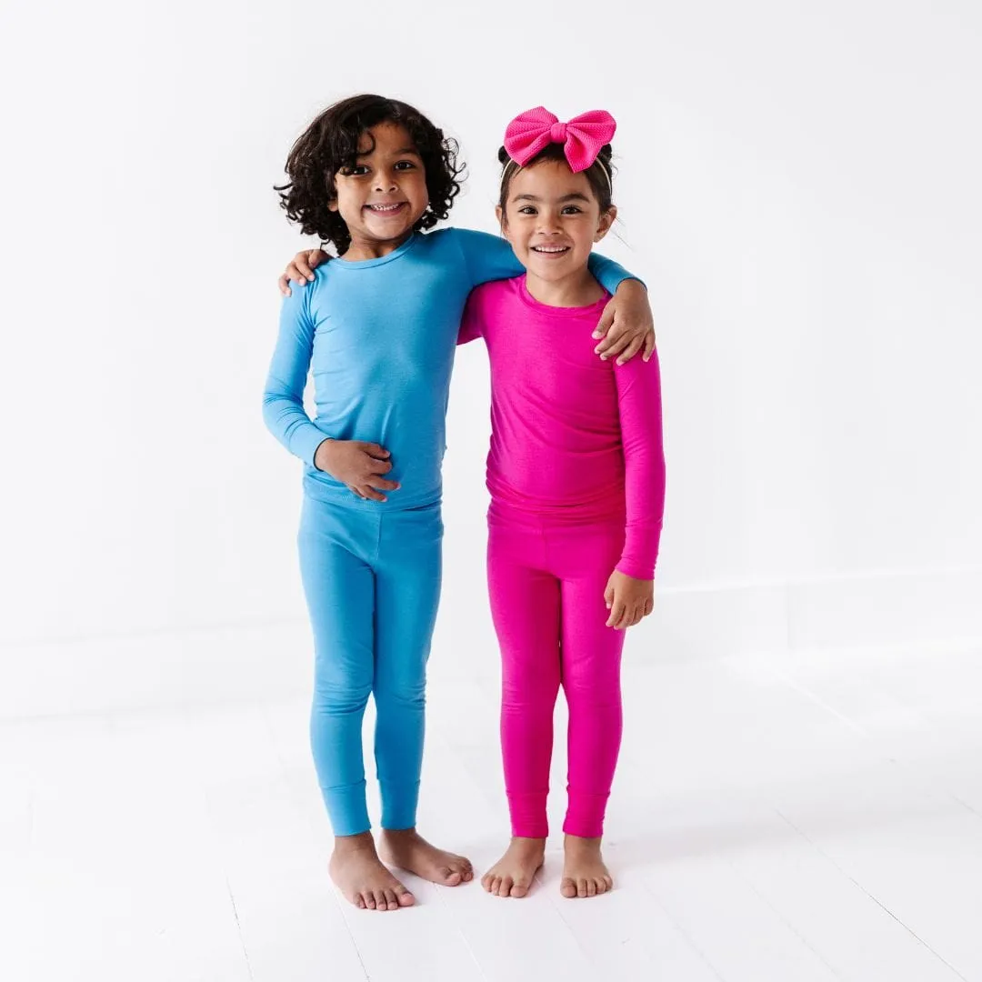 Azure Two-Piece Pajama Set