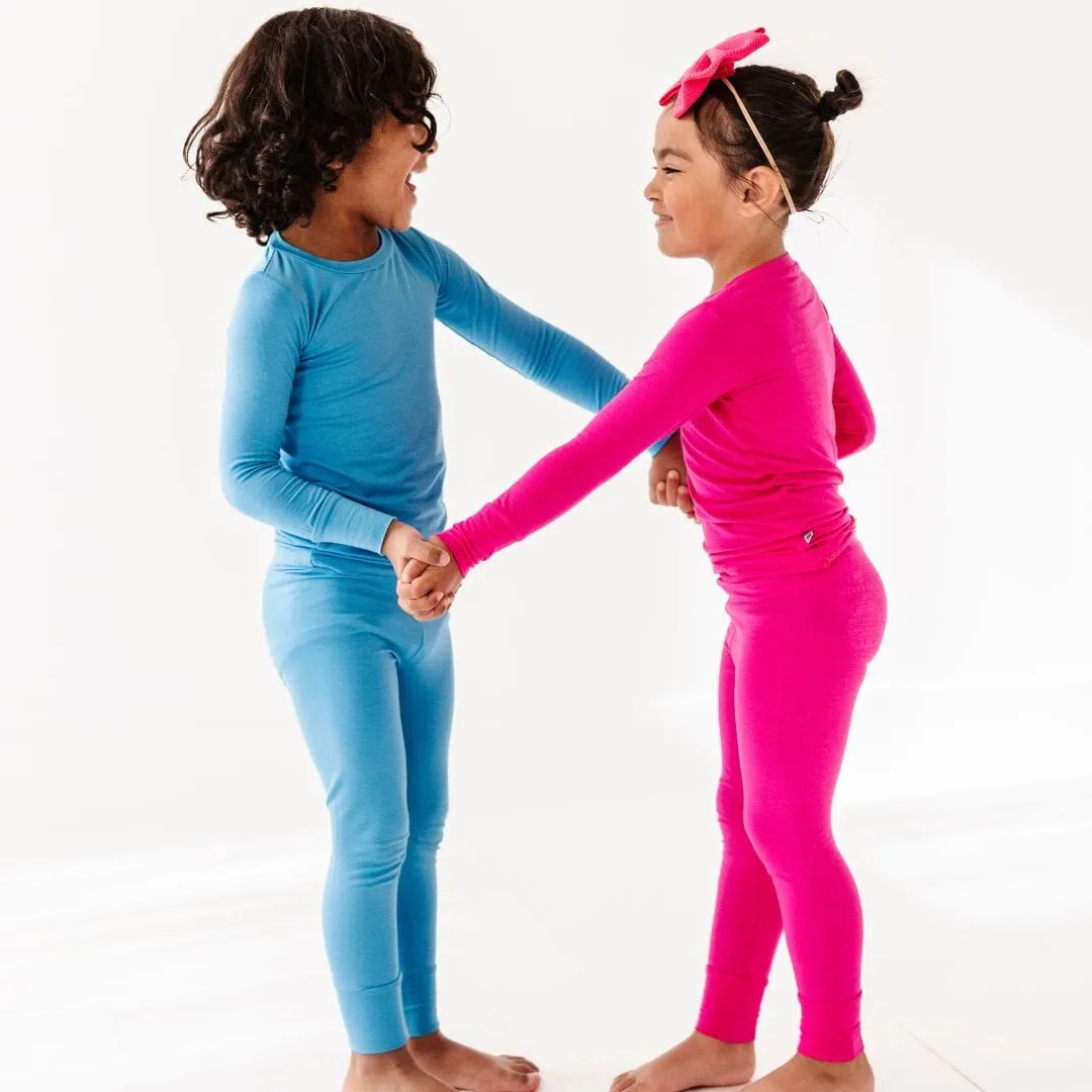 Azure Two-Piece Pajama Set