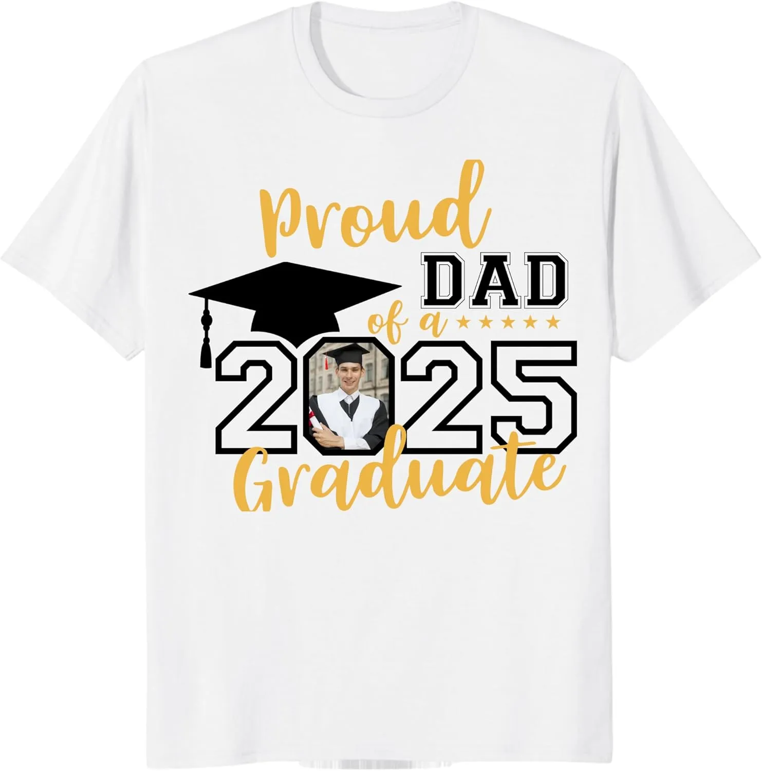 Custom Photo Graduation Shirts, Class of 2025 Family Graduation T-Shirt, Proud Family Graduation Tee, Graduate T Shirts