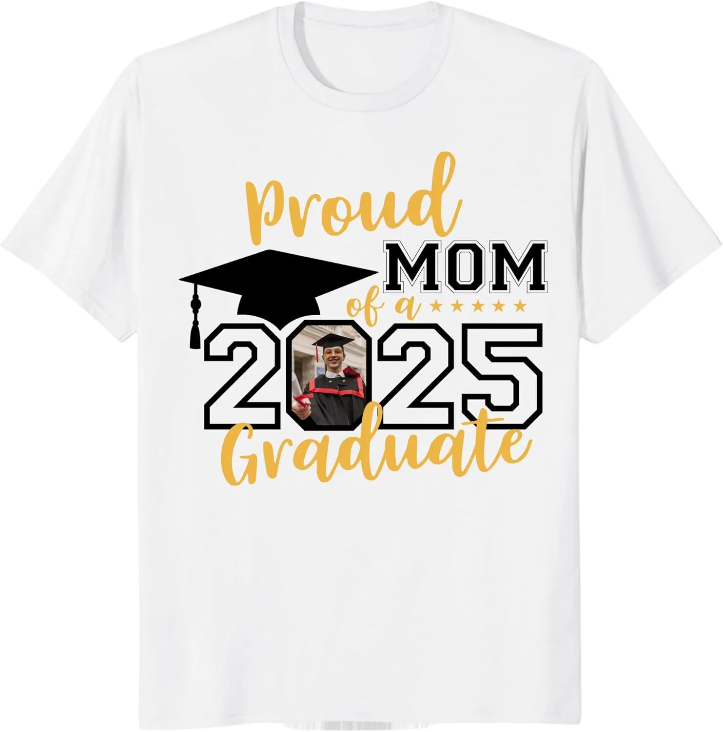 Custom Photo Graduation Shirts, Class of 2025 Family Graduation T-Shirt, Proud Family Graduation Tee, Graduate T Shirts
