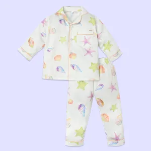 Fancy Fluff Organic Night Suit - Sea Fantasy