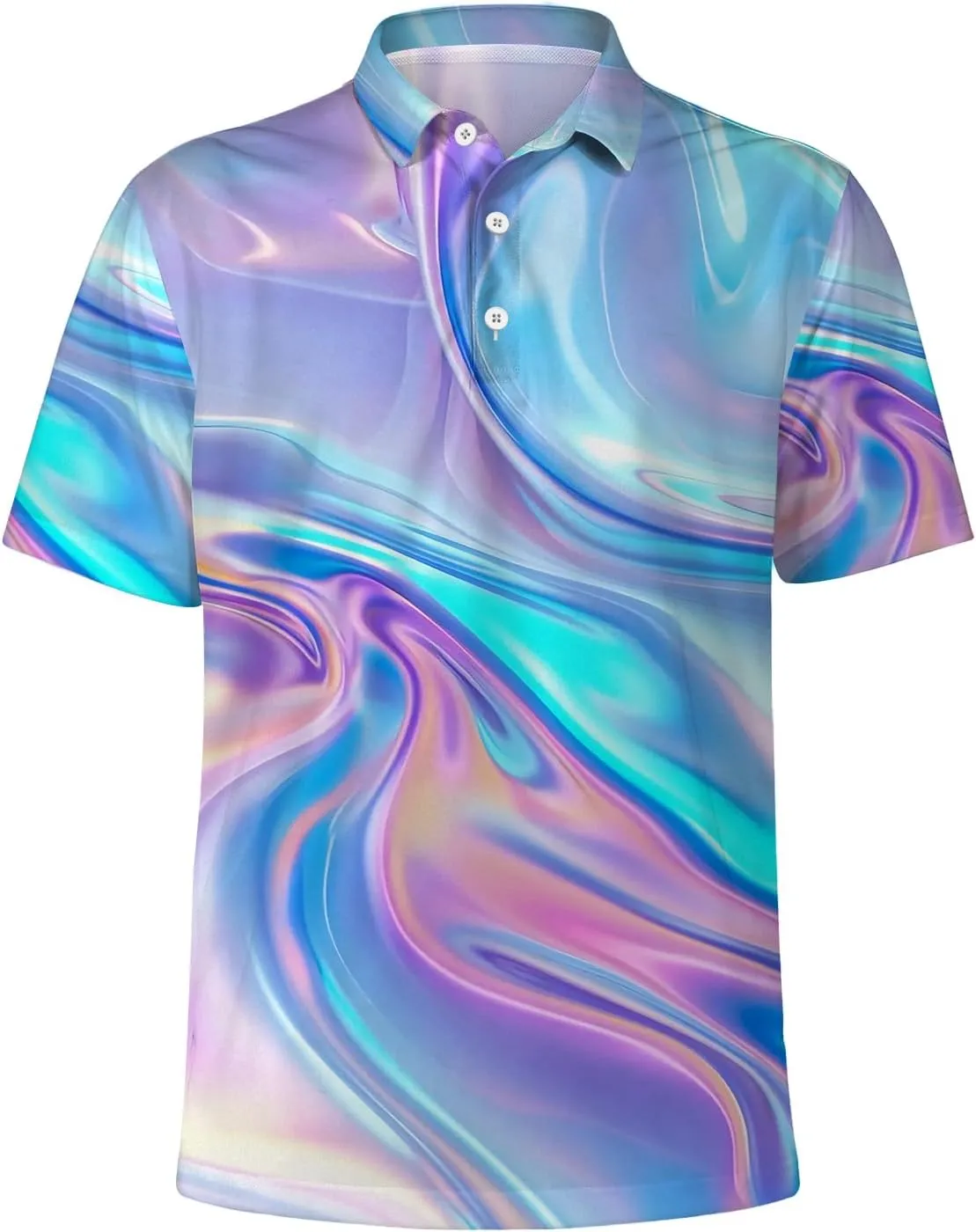 Funny Golf Shirts for Men,Funny Golf Polos for Men Short Sleeve,Mens 70s 80s Outfit Funny Hawaiian Golf Shirt