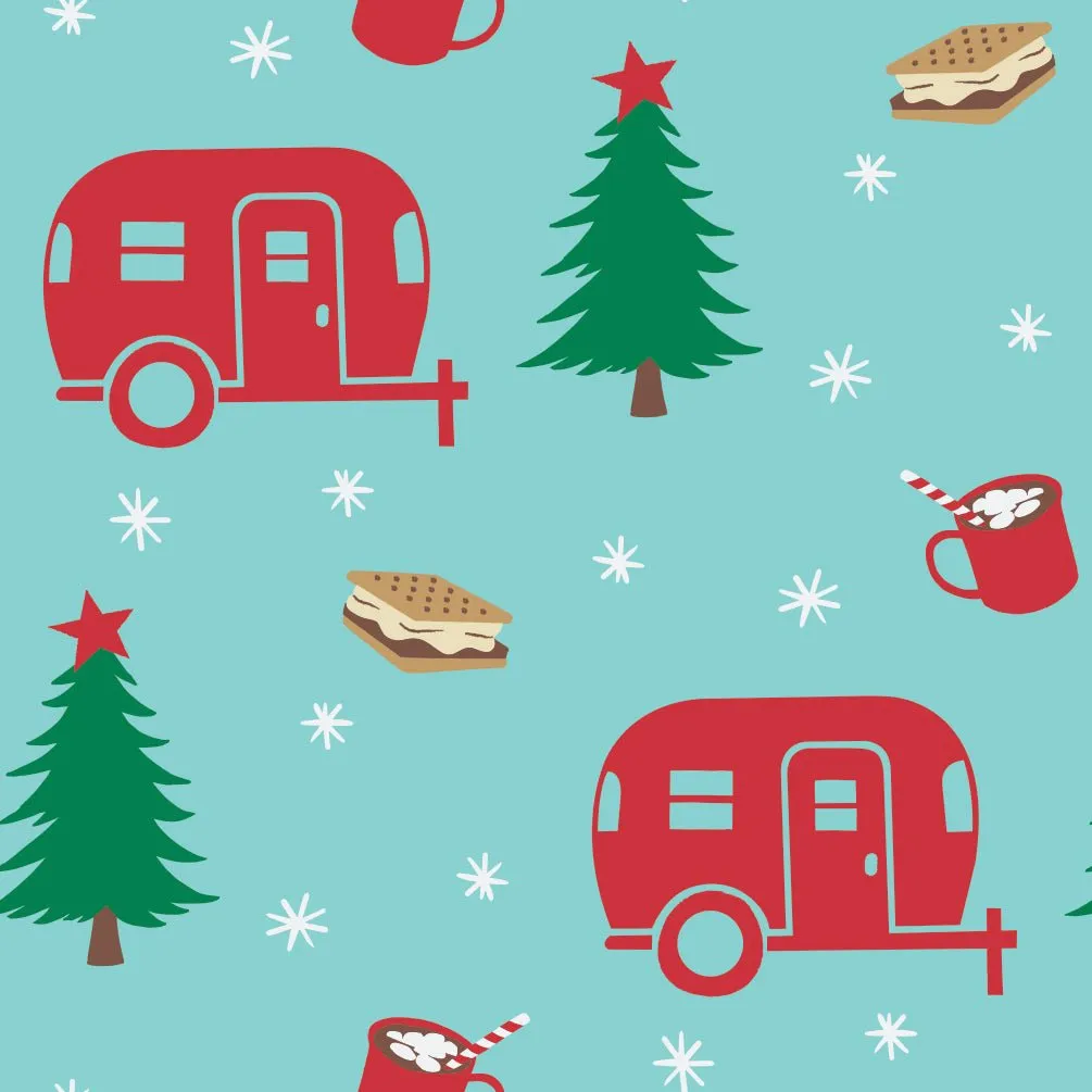 Holiday Airstream & S'mores Men's Pajama Set