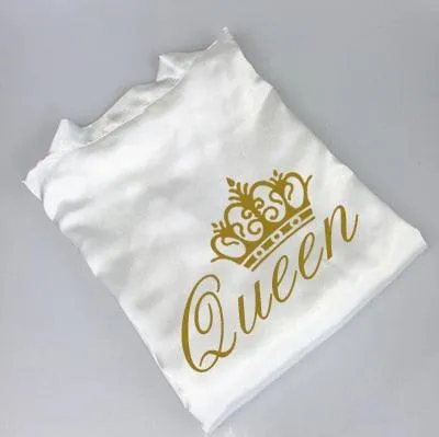 King and Queen Bath Robes Couple Kimono Pajamas Mr. Mrs. Robes