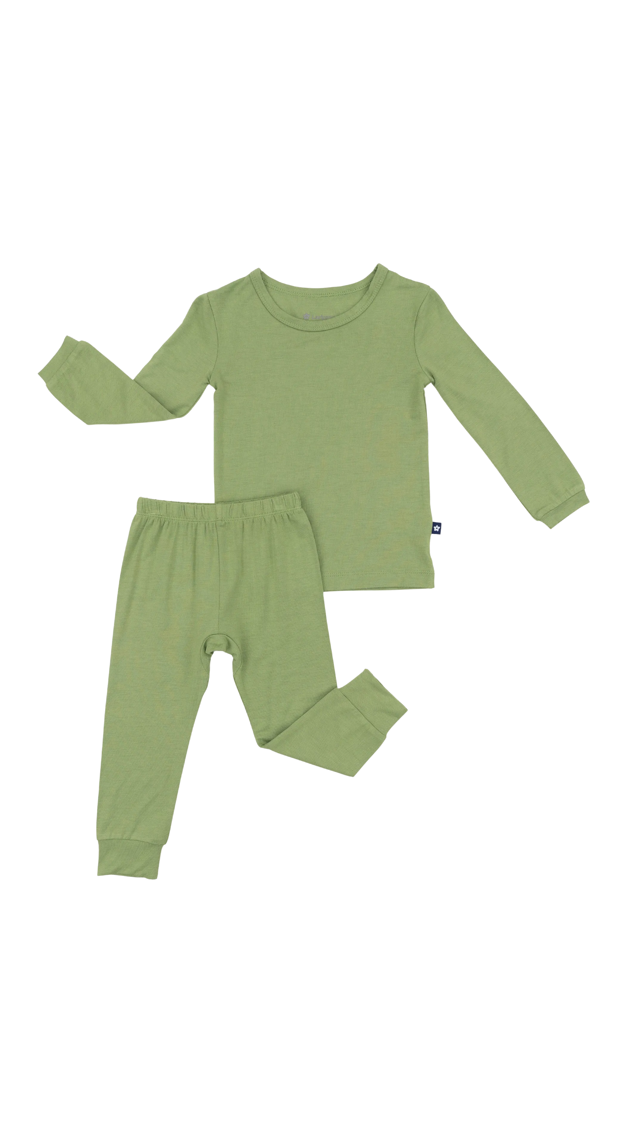 Long PJ Set in Evergreen