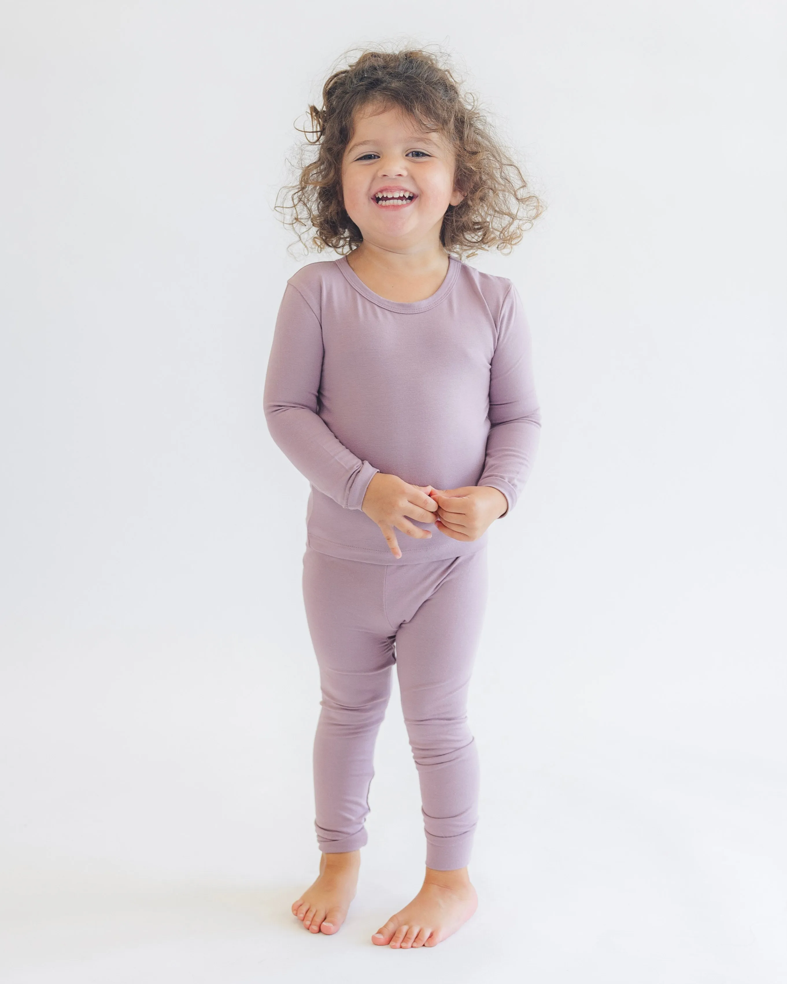 Long PJ Set in Grape