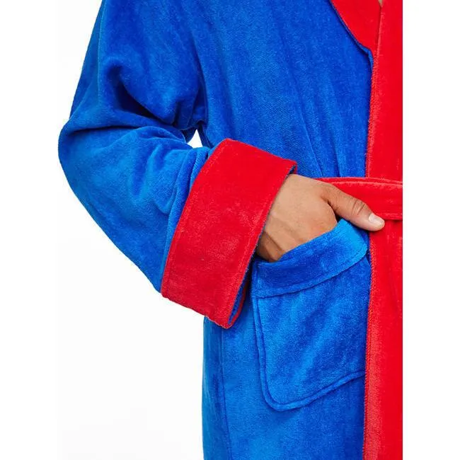 Mens Superman dressing gown / bathrobe