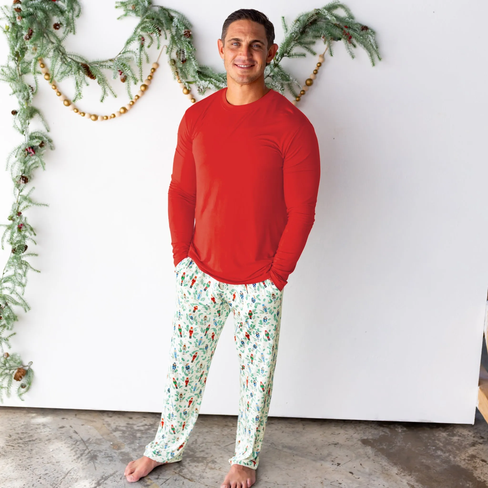Nutcrackers Midnight March Men's Long Sleeve Pajama Set