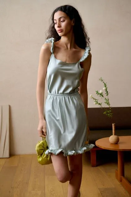 Pure Silk Camisole, Crop-Top and Half Slip (in stock, 3-day dispatch)