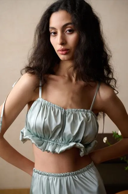 Pure Silk Camisole, Crop-Top and Half Slip (in stock, 3-day dispatch)