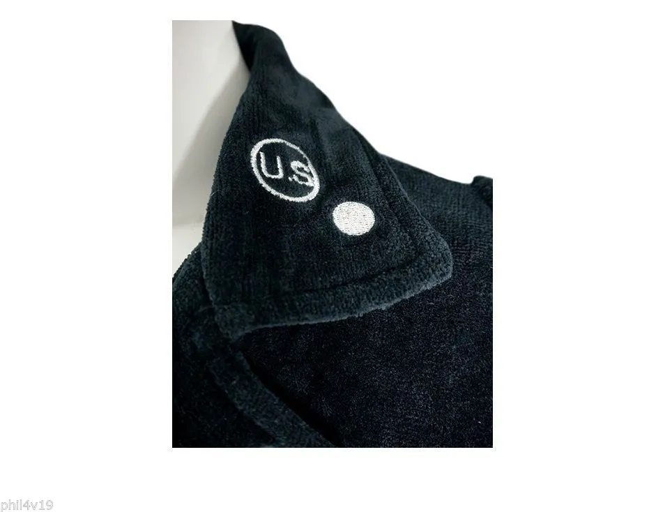 Ramones biker style Cotton Dressing gown / bathrobe (bath robe badges jacket)